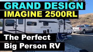 Grand Design Imagine 2500RL Review  The Perfect Big Person RV  RV Life [upl. by Fennie]