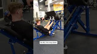 Leg Press Tutorial The RIGHT Way [upl. by Slein]