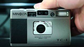 minolta TC1 精緻的開關機 [upl. by Etiuqal]