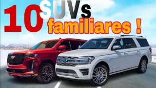 10 SUVs de 3 filas para tu familia NADIE se quedara en casa [upl. by Aible]