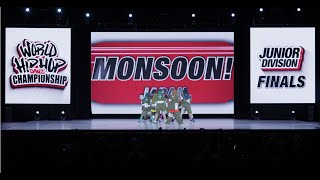 Monsoon  Japan  Junior Division Silver Medalist  2023 World Hip Hop Dance Championship [upl. by Noneek]