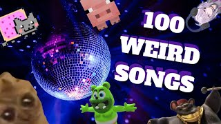 TRY NOT TO LAUGHCRINGE 100 WEIRD SONGS  SPOTIFY PLAYLIST [upl. by Darra]