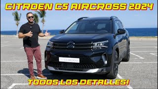 CITROEN C5 AIRCROSS 2024  Todos los detalles de este SUV moderno y familiar [upl. by Auod]