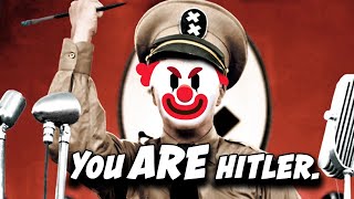 EVERYBODY I DONT LIKE IS HITLER 🤡 AI BROS SENT TO THE CAGES clownworld aiart aibros digitalart [upl. by Eninahs]