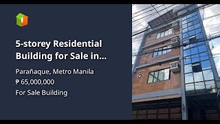 5storey Residential Building for Sale in Baclaran Paranaque City [upl. by Hezekiah]