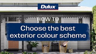 How to choose the best exterior colour scheme  Dulux [upl. by Anol]