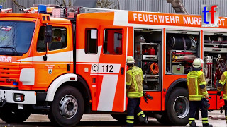 Mobile Home Blaze  Wohncontainerbrand Murrhardt Germany 04052017 [upl. by Nnaeitak]