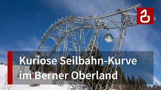 Die KurvenSeilbahn Rellerli in Schönried  Gstaad Rellerlibahn [upl. by Walworth]