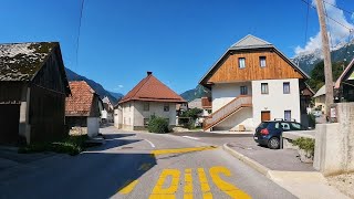 TRIGLAV scenic drive 🇸🇮 driving through beautiful villages  Slovenia [upl. by Aramot]