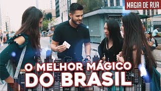 O MELHOR MÁGICO DO BRASIL Assista até o final  MAGIA DE RUA  CAIO MARTINS [upl. by Jehovah]