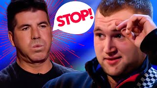 Simon Cowell STOPS Audition Bricklayer Proves Simon Cowell WRONG [upl. by Iru379]