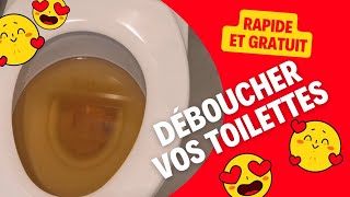 Comment déboucher les toilettes WC en 2 minutes [upl. by Marx]