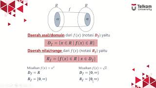 Kalkulus  Fungsi Part 7  Fungsi Domain dan Range Fungsi [upl. by Lednyc501]