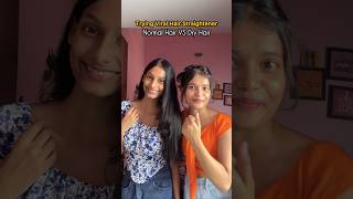 Trying Viral Straightener✨ meesho hair haircare hairstyle haircut review shortsviral shorts [upl. by Meit]