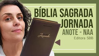 Review Biblia Sagrada Jornada  Bíblia NAA  Editora SBB [upl. by Muhcan616]