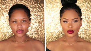 Special OccasionProm Makeup Tutorial  Arnell Armon [upl. by Reteid348]