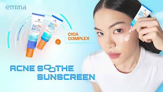 Acne Soothe Sunscreen  Sun Battle SPF 50 PA  Cica Acne Fighter 15s [upl. by Yuji]