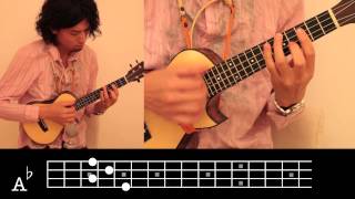 The Beatles  ミッシェル ウクレレレッスン  The Beatles  Michelle Ukulele Lesson [upl. by Prior]