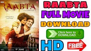 Raabta Full Movie Download In Hindi HD  Sushant Singh Rajput amp Kriti Sanon [upl. by Finer]