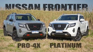 Nissan Frontier Pro4X y Platinum  Doble test  Matías Antico  TN Autos [upl. by Madox]