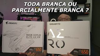 UNBOXING B650 AERO G  B650 AORUS ELITE AX ICE [upl. by Obara]