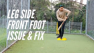 Improve Leg Side Batting Shots Cricket Batting Tip [upl. by Rodoeht801]