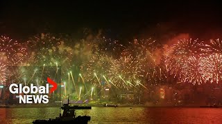 New Years 2024 countdown celebrations amp fireworks around the world  PART 2 [upl. by Amick]