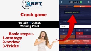 quotCrash gamequot 1xbet gameplay 💵700000 winning Tricks and Tips quot [upl. by Ahsiekal]