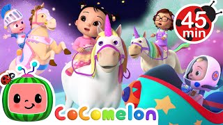 Kids Play Pretend Songs ✨ Magical Pony Ride  Unicorn Song ✨ MORE CoComelon Nursery Rhymes amp Songs [upl. by Anrim552]