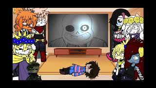 Undertale reacts to sans  my au  NO OTHER PARTS [upl. by Landan583]