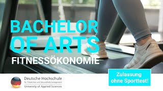 Fitnessökonomie studieren duales Studium an der DHfPG [upl. by Anelrahc]