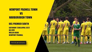 Match Highlights Newport Pagnell Town vs Harborough Town [upl. by Ttemme]