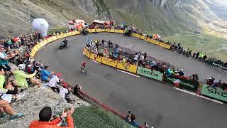 Le triplé pour la Jumbo au Tourmalet  Vingegaard Kuss Roglic [upl. by Yrtsed]