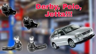 Cambio de terminales de dirección y rotulas VW Derby Jetta Polo [upl. by Anim]