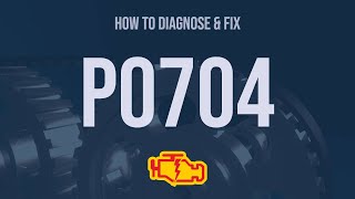 How to Diagnose and Fix P0704 Engine Code  OBD II Trouble Code Explain [upl. by Anemix]