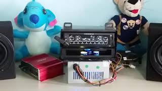 Prueba de audio Autoestereo Digital Mitzu MCS  9962 [upl. by Aramahs197]