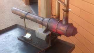 Handmade Pulse Jet engine Pressure Jet Burn Jet [upl. by Idleman]