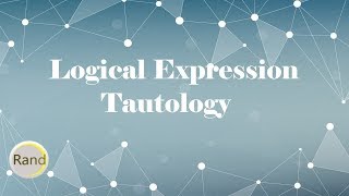 Prove the Logical Expression Tautology [upl. by Akitan]