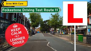 Folkestone Driving Test Route 11 [upl. by Ahsenek90]