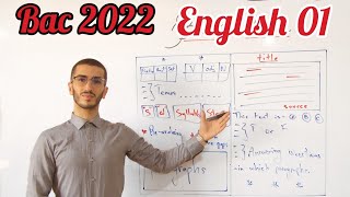 Bac 2022  English 01  شرح شامل لبكالوريا الإنجليزية و تفكيك الدروس [upl. by Larue318]