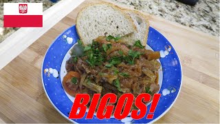 BIGOS Hunters Stew the national dish of Poland polish bigos recipe [upl. by Ettelloc]