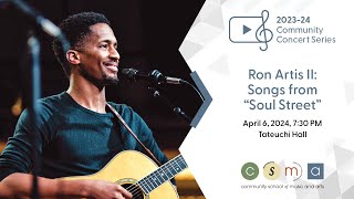 Ron Artis II Songs from quotSoul Streetquot [upl. by Barnard]