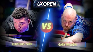 ALOYSIUS YAPP VS GARY WILSON  2023 UK OPEN billiards nineball 9ballpool highlights ukopen [upl. by Rodrique]