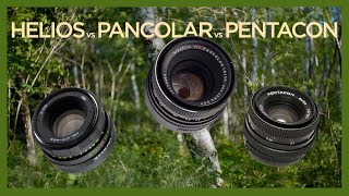 TECH HELIOS vs PANCOLAR vs PENTACON  FUJI XT3 [upl. by Mab848]