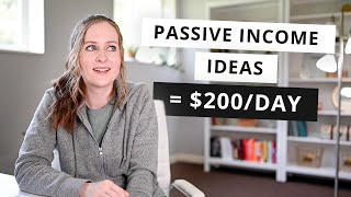 7 PASSIVE INCOME IDEAS easily make 200day [upl. by Leta]