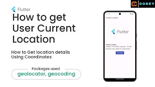 How to get user current location in flutter  Get location details using location coordinates [upl. by Eneja9]