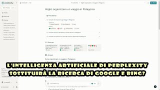 Lintelligenza artificiale di Perplexity sostituirà la ricerca di Google [upl. by Light]