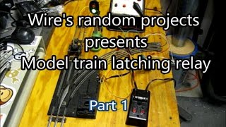 WRP Model train track switch latching relay [upl. by Nale]