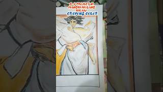 Crayons color G 7 project refSabel by original painter Benedicto Cabrera filipino art painting [upl. by Ko688]