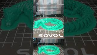 Little Green Dragon  3D Print Timelapse Sovol SV06 [upl. by Alexis]